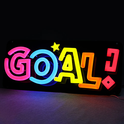 3. 360° Wonderful Goal Acrylic Neon Sign