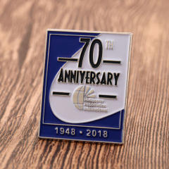 18. 70th Anniversary Enamel Pin