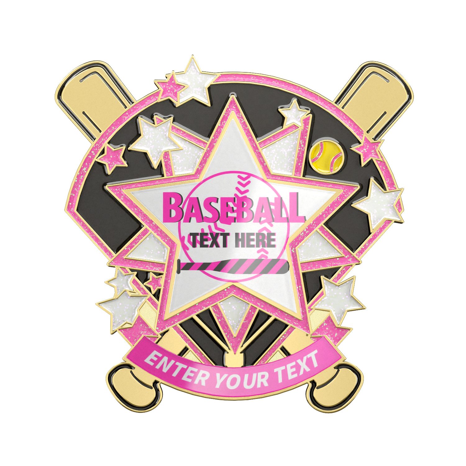 Star Baseball Sunamel Trading Pins