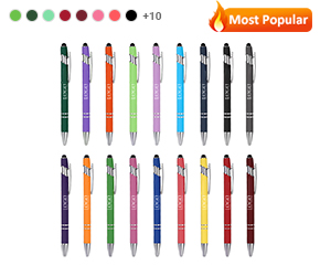 Metal Pen with Color Stylus Tip