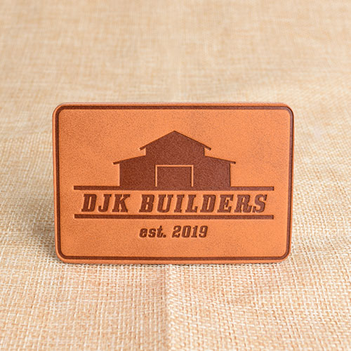 5. DJK Builders Custom Debossed Patch