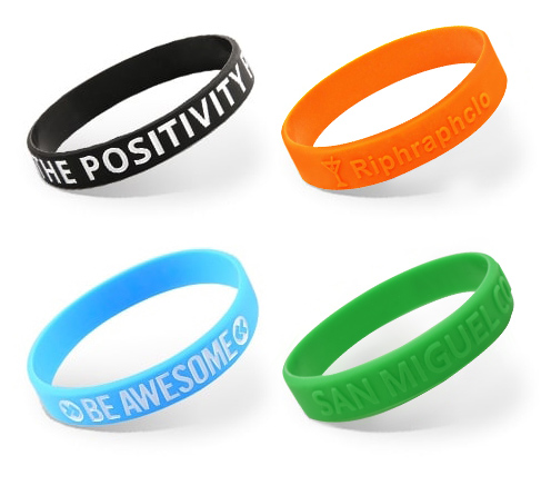 silicone wristbands