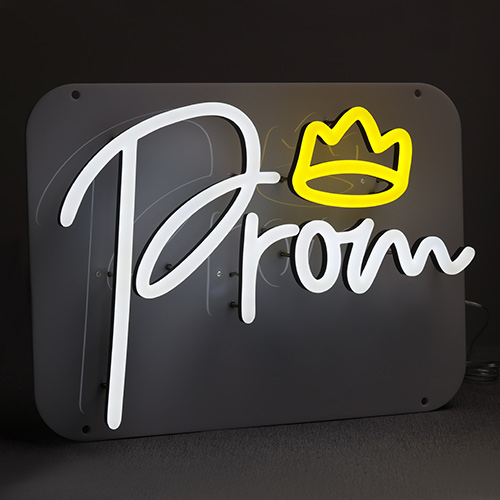 4. 180° Prom Star Acrylic Neon Sign